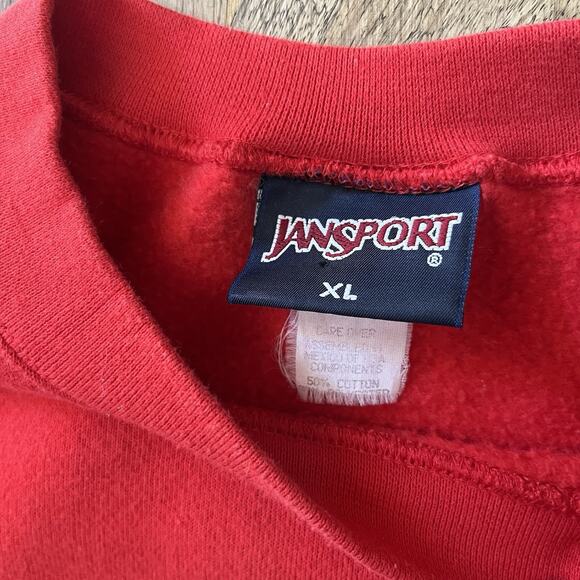 Vintage XL University of Nebraska Huskers Sweatshirt Red Crewneck NCAA College - Picture 4 of 11